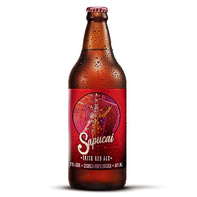 Cerveja Sapucai Irish Red Ale - Garrafa 600mL UNIDADE