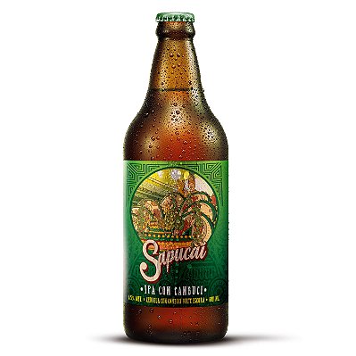 Cerveja Sapucai English IPA c/ Cambuci - Garrafa 600mL UNIDADE