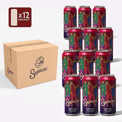 Kit 12 UNIDADES - Cerveja Sapucai APA (Mardi Gras) - Lata 473mL