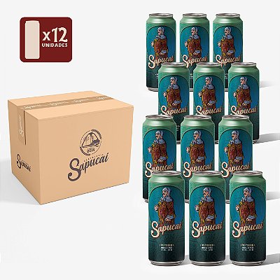 Kit 12 UNIDADES – Cerveja Sapucai Witbier - Lata 473mL