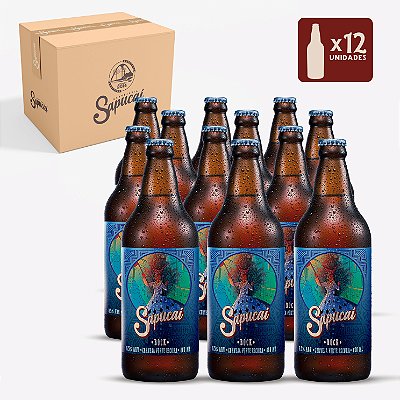 Kit 12 UNIDADES - Cerveja Sapucai Bock - Garrafa 600mL