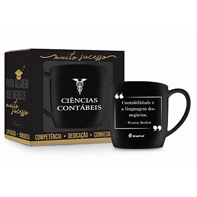 CANECA PORCELANA URBAN 300ML CURSOS - C.CONTÁBEIS