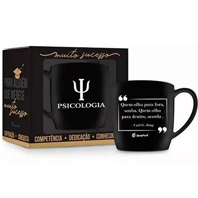 CANECA PORCELANA URBAN 300ML CURSOS - PISCOLOGIA