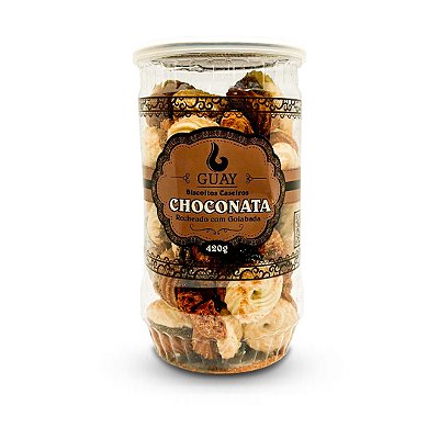 Biscoito choconata com recheio de goiabada 420g