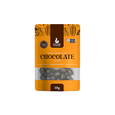 Drageado de avelã com chocolate ao leite 50g