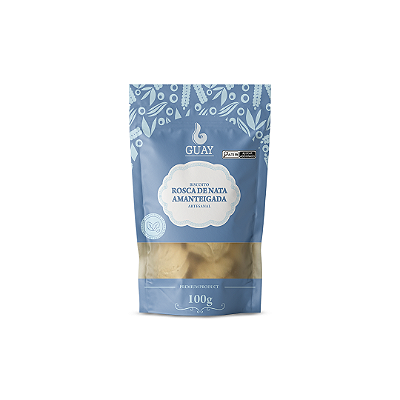 Biscoito rosca de nata amanteigada 100g