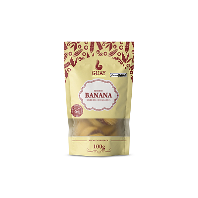 Biscoito de banana recheado com goiabada 100g