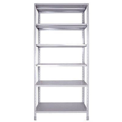 Estante de Aço 40cm Linha Pesada Chapa 22 c/ 6 Prateleiras Colunas L3 Chapa 16