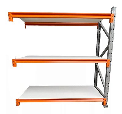 Mini Porta Pallet  Continuação 1000kg 200x120x80 Com 3 Níveis Com Plano em Madeira