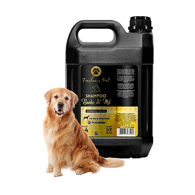 Shampoo 5 litros para Cães e Gatos Pets Profissional Banho de Mel
