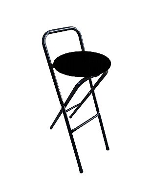 Banqueta Alta Dobrável Cozinha Bar Balcão