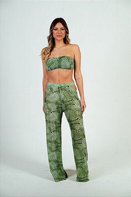 Conjunto Excentric praia top Dani + calça