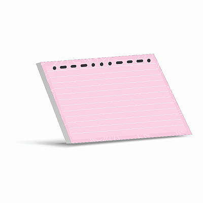 Refil para Guarda Fichas 5 Cores Candy Pautado