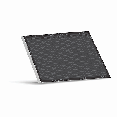 Refil para Guarda Fichas Preto Quadriculado