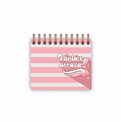 Bloco de Notas Vai Lá e Arrasa