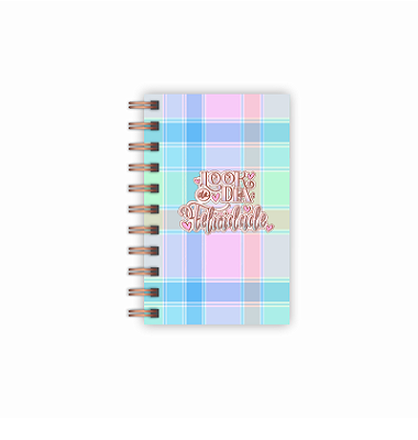 Caderneta 1/8 Look Do Dia Felicidade