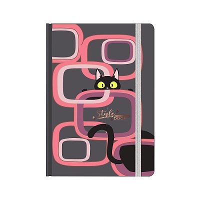 Caderno Style Book Gato Preto