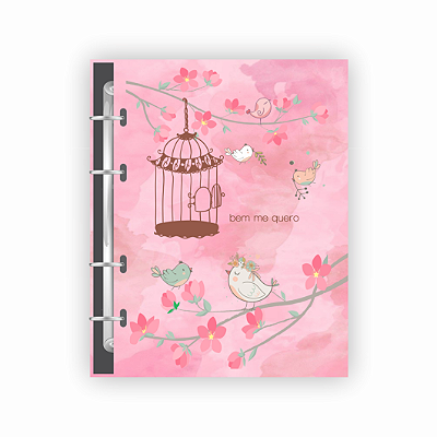 Caderno Colegial Argolado Bem Me Quero