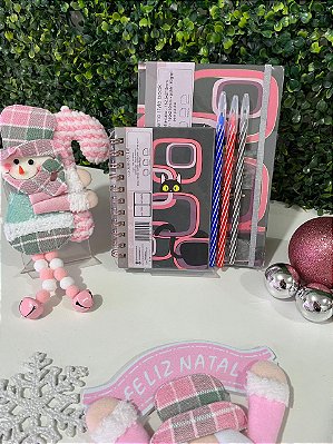 Kit Presente Organza Gato Preto - 5 itens