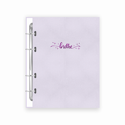 Planner Argolado Permanente Brilhe Lilás