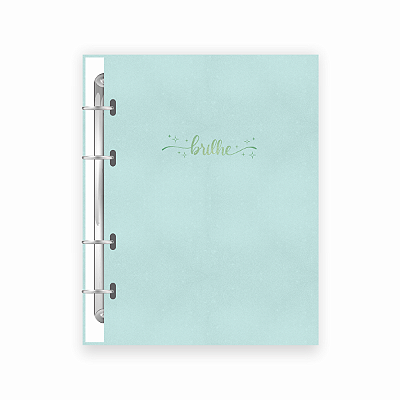 Planner Argolado Permanente Brilhe Verde