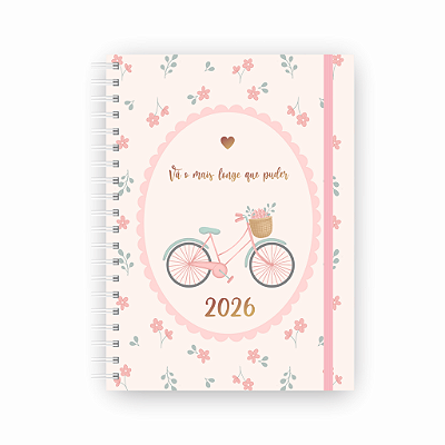 Agenda Capa Dura 2026 Vá o Mais Longe que Puder