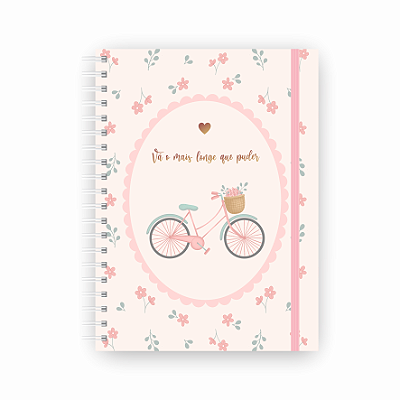 Caderno Colegial Reposicionável Vá o Mais Longe Que Puder