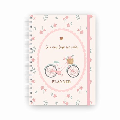 Planner Permanente Capa Dura Não Datado - Vá o Mais Longe que Puder