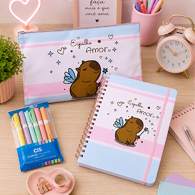 Kit de Estudos 3 Itens - Espalhe Amor