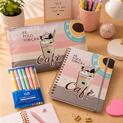 Kit de Estudos 3 Itens - Café