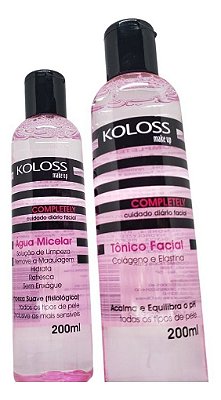 Limpeza De Pele Com Tonico E Agua Micelar Koloss