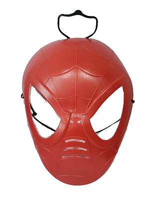 Máscara Homem aranha Vermelho Infantil Fantasia, Cosplay