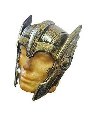 Máscara Thor Dourado super Herói serve adulto/ infantil