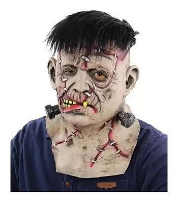 Máscara De Látex Frankenstein Halloween Cosplay Fantasia