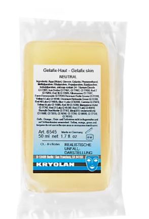 Gelatina Gelafix Skin neutral Kryolan 60gr para molde