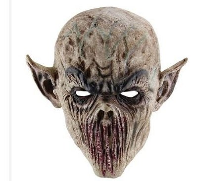 Máscara Facial De Látex Zumbi Terror Halloween Cosplay