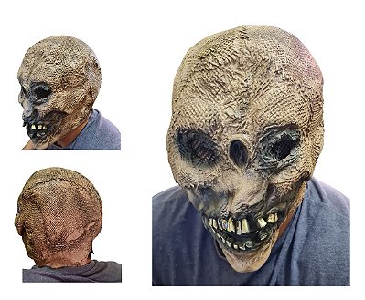 Máscara de Látex  Caveira Crânio Esqueleto Fantasia Cosplay