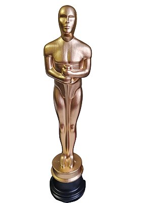 Estatueta Oscar em PVC rígido Adorno fantasia decoração