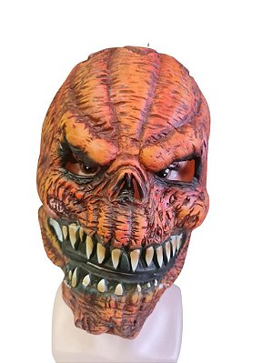 Fantasia Máscara Terror Luxo Abobora Assustadora Halloween