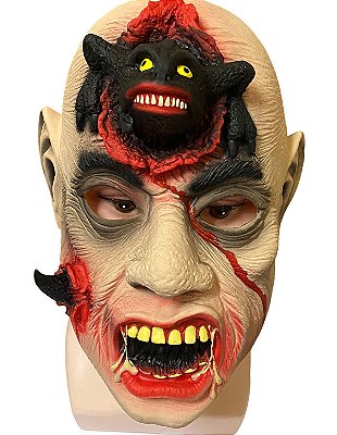 Fantasia Máscara Assustadora Monstro com Morcego na Cabeça