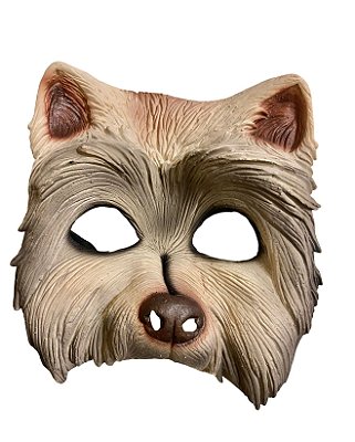 Fantasia Máscara Animal Cãozinho Dog Metade do rosto de Látex