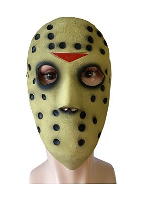 Máscara Matador Jason Látex  c/ elástico Halloween Fantasia