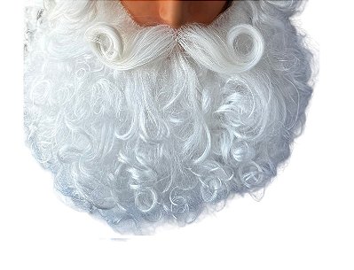 Kit Papai Noel Barba +Bigode Realista Luxo o mais realista- Encomenda