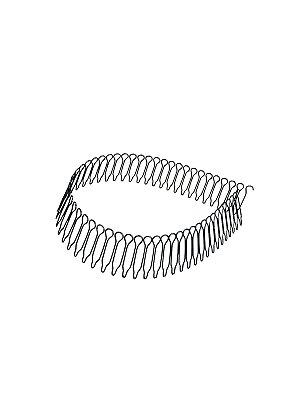 Kit 3 Tiaras Bell Zig Zag acessório Para Penteados De Cabelo