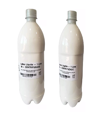kit 15 litros Latex Líquido bi centrifugado pré vulcanizado