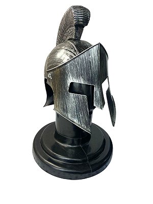 Fantasia Capacete Soldado Romano Prata Paixão de Cristo