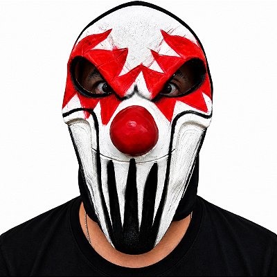 Fantasia Mascara Palhaço Gótico assustadora de latex terror