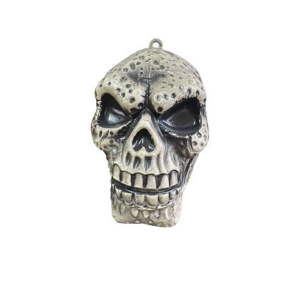 Decoração Halloween caveira para mesa ou pendurar plastico