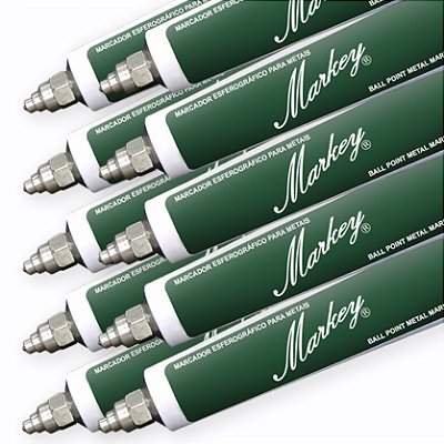 Kit 10 Marcadores Industriais Markey 60ml - Marktub