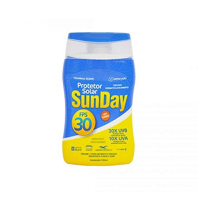 Creme Protetor Solar FPS 30 120ml - SUNDAY